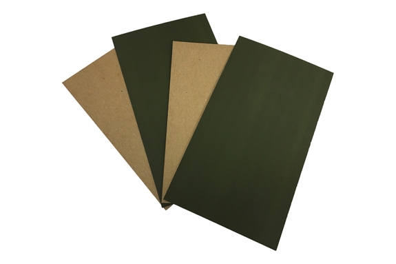 50449 Board, MIL-PRF-50449, also designated as MIL-F-50449, is a special material often used in ammunition containers. We inventory Marines forest green.
