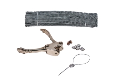 Alucast 911 Security Seal - the ideal replacement for hazardous lead seals. Once crimped, the Alucast provides a more secure seal than softer lead seals.